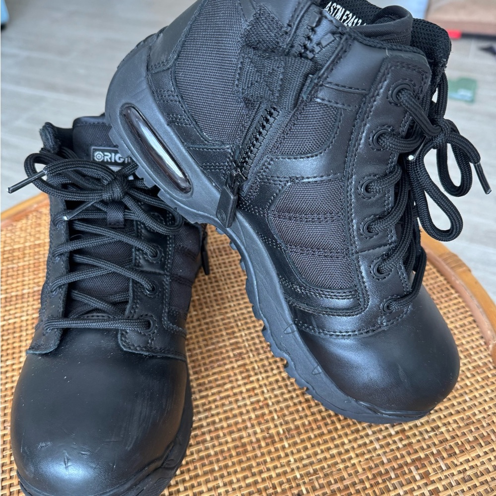 Original Swat - Steel Toe Black Tactical Boots-  Womens 8 / Mens 6.5